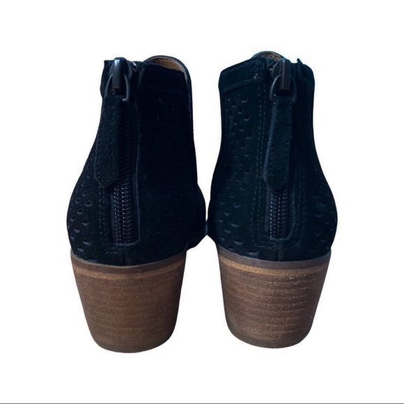 SUSINA black suede booties - Picture 5 of 9